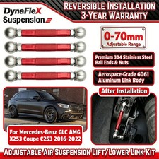 Ride Height Adjustable Air Suspension Lowering Links Kit For Benz GLC AMG  C253 picture