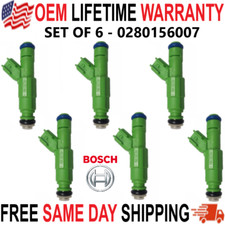 UPGARDED OEM BOSCH 4 HOLE 6 FUEL INJECTORS FOR 01-07 DODGE-CHRYSLER 3.3L ADD MPG picture