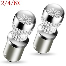 2/4/6X 1156-LED Tail Light Brake Stop Lamp Pure Red Super Bright Error Free picture