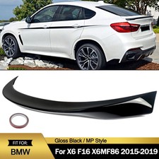 For 2015-19 BMW F16 X6 F86 X6M Glossy Black Performance Style Trunk Spoiler Wing picture