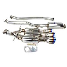 Invidia HS17CS47GM3ST Gemini Triple Titanium Tip Cat-Back Exhaust2017-2021 Honda picture