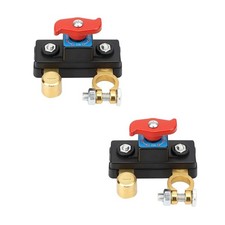 2Pcs Battery Disconnect Switch 12V-24V Prevent Drain Extend Life For Vehicles picture