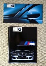 LOT OF (2) 2001 BMW M ROADSTER & COUPE & M3 SALES CATALOG BROCHURE NEW OLD STOCK picture