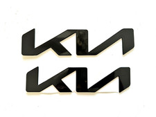 2PCS Gloss Black Replacement Front Rear Emblems For 2023-25 KIA Telluride X pro picture