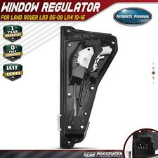 Rear Right Window Regulator w/ Panel & Motor for Land Rover LR3 05-09 LR4 10-16 picture