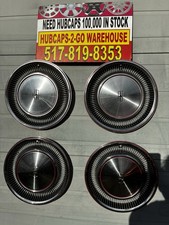 1977-79 Vintage Oldsmobile Delta 88 98 15” Hubcaps 4 Beautiful Rare  P/N 554916 picture