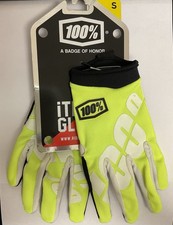 Ride 100% iTrack Gloves Small Neon Yellow picture