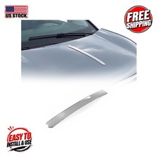 NISSAN JUKE 2011-2017 Bonnet Streamer S.Steel Gloss Silver 1 Pc picture