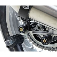 R&G Racing Offset Swingarm Spools - Black CR0055BKCL77 picture