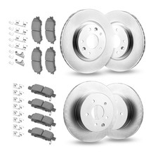 Front Rear Disc Rotors Ceramic Brakes Pads Kit for 2014-2020 Nissan Rogue Sport picture