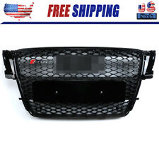FOR 08-12 AUDI A5/S5 B8 8T HONEYCOMB SPORT MESH RS5 STYLE HEX GRILLE GRILL BLACK picture