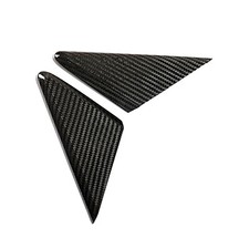 Gloss Real Dry Carbon Fiber Window Base Triangle Trim Cover Fits 12-19 911 991 picture