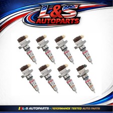1999 2000 2001 2002 2003 Ford 7.3 L Powerstroke Diesel Fuel Injectors Full Set picture
