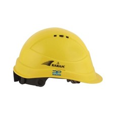 Shelblast Safety Helmet With Plastic Cradle Peak (Lemon Yellow) ECs picture