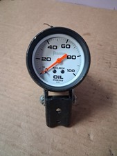 AutoMeter 5821 Phantom Oil Pressure Gauge 2-5/8 Used See PHOTOS Ships Free picture