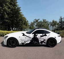 Skeleton Car Decal; Skull Car Decal; Cool Car Decals Both Sides; Car Livery picture