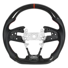 Hydro Dip Carbon Fiber Sport Steering Wheel Fit Honda 10th Gen Civic 2016-2021 picture