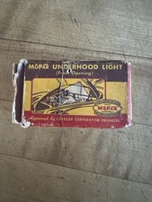 NOS Vintage Mopar Underhood Light 1232606 Front Opening Chrysler Dodge Plymouth picture