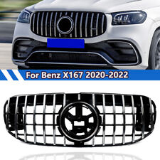 GLS63S AMG Style For Benz X167 GLS450 GLS580 2020-22 Front Grille Chrome+Black picture