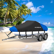 NEVERLAND 14-16FT Heavy Duty Boat Cover Waterproof UV Resistant Snow Protection picture