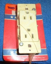 E-120C Duplex Receptacle White 15 AMP 120 V NEW in Package RV Mobil Home picture