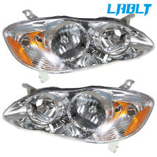 LABLT Halogen Headlights Headlamp Right&Left Side For 2003-2008 Toyota Corolla picture