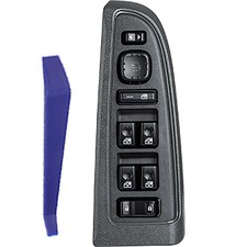 Driver Side Master Power Window Switch&Bezel for 03-06 GMC Sierra Yukon 15883319 picture