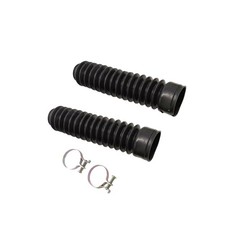 2PCS 35mm Motorcycle Fork Rubber Gaiter Boots Front Fork Shock Absorber CoverEgK picture