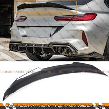 FOR 2019-25 BMW G16 840i F93 M8 GRAN COUPE PSM STYLE CARBON FIBER TRUNK SPOILER picture