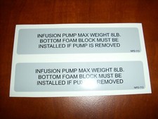 Bell Helicopter Infusion Pump Decal NPD-113 picture
