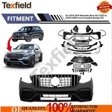 For 2016-2019 Mercedes-Benz GLC X253 to GLC63 AMG Front Bumper Body kit W/Grille picture