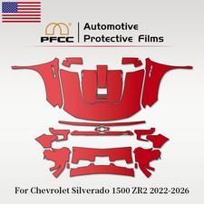 For Full Front Chevrolet Silverado 1500 ZR2 2022-2026 Paint Protection Film PPF picture
