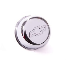 Proform 141-616 Chrome Chevy Bowtie Logo Push-In Breather - Sold Individually picture