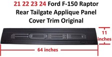 21 22 23 24 Ford F-150 Raptor Rear Tailgate Applique Panel Cover Trim Original picture