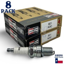 Champion 801 Copper Plus Spark Plug N3C - 8 Pack picture