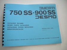 1975 & 1976 Ducati SS 750 & 900 Parts Manual-NEW picture