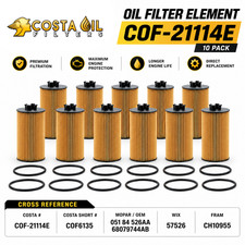 (6 Pack) COF6135 COF21114 Hastings LF656 Fits Baldwin P7492 Wix 57144 57526 picture