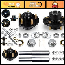 2000lbs Trailer Axle Hub Kit 5 Bolt 4.5