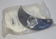 NEW Genuine Bell Helmet Vintage Factory Visor 3 Snap Style Black Motorcycle NOS picture