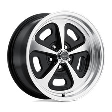 17x8 American Racing Vintage Wheels VN501 Gloss Black 5x114.3 Rims (1pc) picture