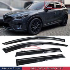 For 2013-2016 Mazda CX-5 CX5 Mugen Style Window Visors Rain Guards Deflectors picture