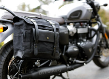 Universal Motorcycle Saddle Bag for Triumphs, BMW, Royal Enfield, Modern Classic picture