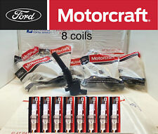 8Set OEM Motorcraft Ignition Coil DG508 +Spark Plug SP479 Fit Ford F150 4.6 5.4L picture