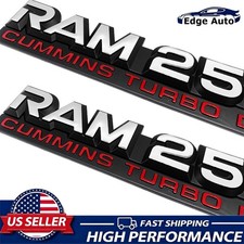 1994 1995 1996 1997 1998 For Ram 2500 Cummins Turbo Diesel Fender Emblems Badge picture