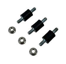 QTY 3 INSTRUMENT GAUGE RUBBER MOUNTS DAMPER FOR DUCATI 748 916 996 998 MONSTER picture