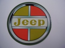 JEEP OLDER 60'S LOGO   VINLY STICKER  3 INCH  picture