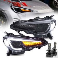 2PCS LED Headlights & LED Bulbs For 2012-2020 Toyota 86 Subaru BRZ Scion FR-S picture