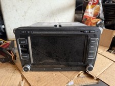 09-17 Volkswagen Tiguan Radio Receiver CD Player Screen Display OEM 3C0035684C picture