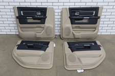 2013-2018 Ram Crew Cab Limited Tungsten Door Panel Set Front/Rear Indigo/Frost picture