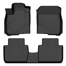 3pcs Car Floor Mats Liners for 2023 Honda HR-V Carpets All-Weather TPE Rubber picture
